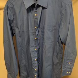 Men's dress Shirt 15/32 M Blue