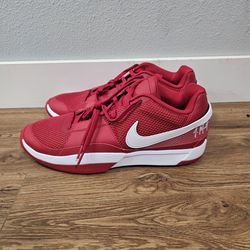 Rare Nike Ja Morant 1 TB Promo Low University Red/White Mens 13 Basketball Shoes