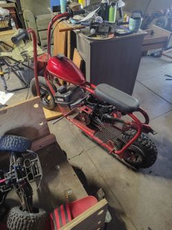Newly built 212cc mini bike- less then 20 minutes of runtime