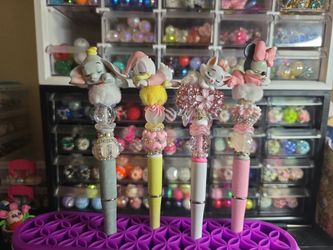 Sleepy Disney beaded pens