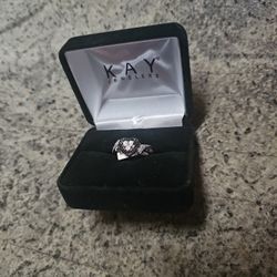 Black Diamond Engagement Ring