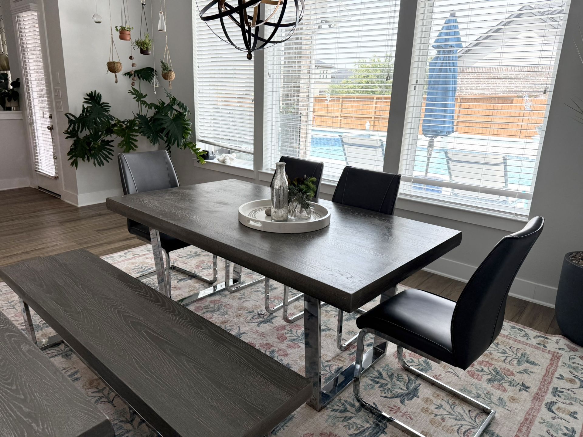 Dining Table Set with Server