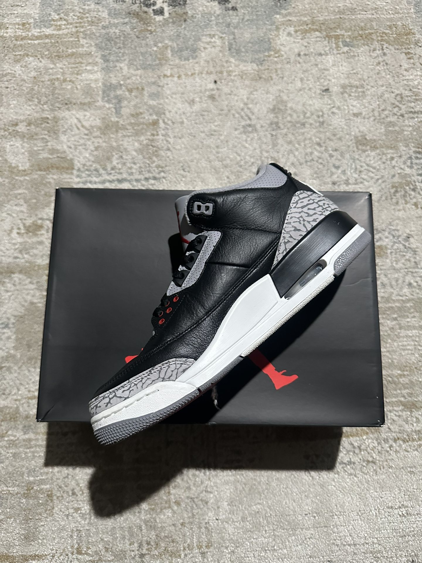 Jordan 3 Retro OG Black Cement (2024) Size 10