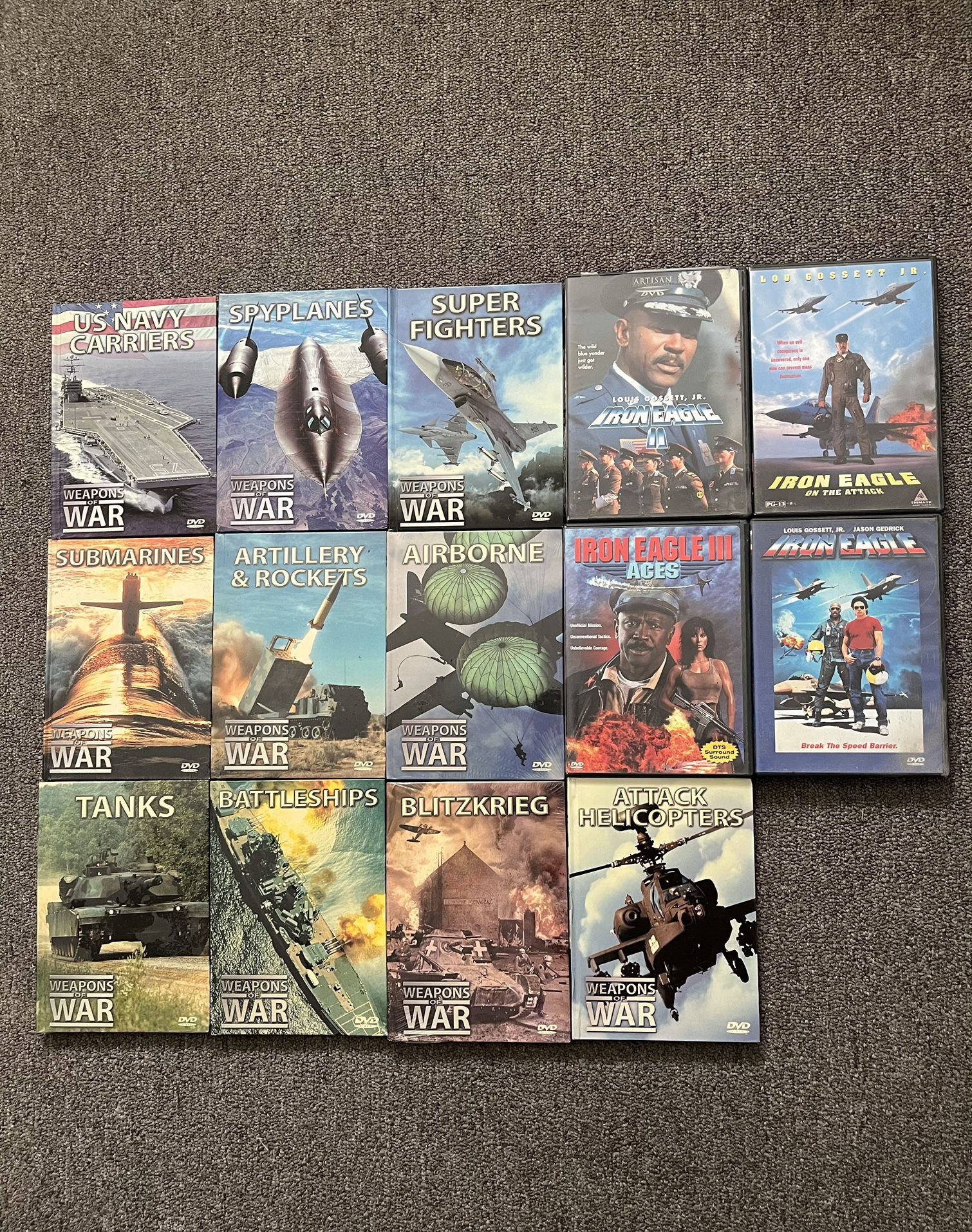 DVD Movie Collections β Weapons of War & Iron Eagle