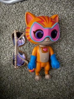 Superhero Cat Toy Figure