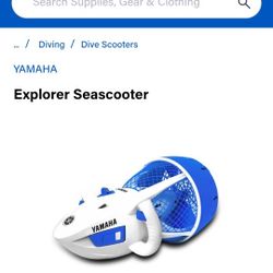 Yamaha Explorer Scooter Under Water