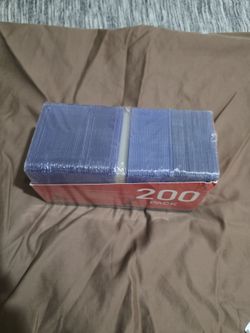 Lovfencards 200 Pack Trading Card Toploaders and Sleeves $12