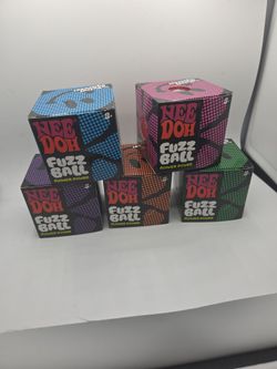 Nee Doh Fuzz Ball Flower Power – Lot of 5