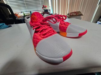 Nike Lebron Witness 8 Dunkin donuts Sneakers Gray and Pink