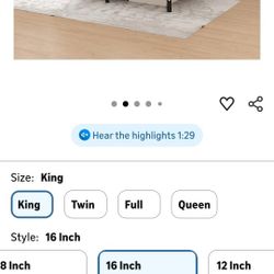 New In Box King Metal Plantform 