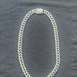 Cuban Link White Gold Chain