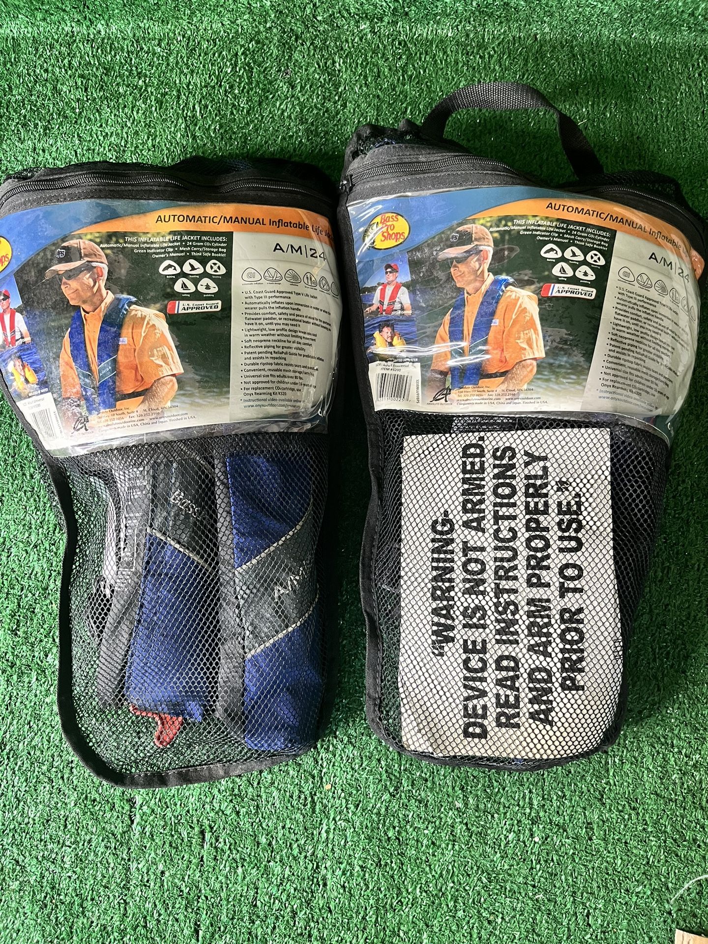 Bass Pro Shops A/M 24 Inflatable Life Vests X