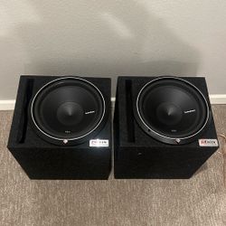 Set Of Two Rockford Fosgate 12 Inch P2 Subwoofers Great Condition