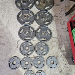 255lbs Olympic 2" weights