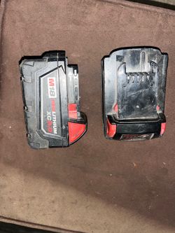 Milwaukee batteries $$40 each