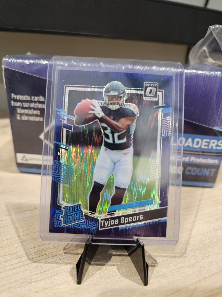 Tyjae Spears Rookie Optic Purple Shock!