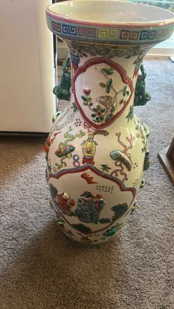 China Vase / Chinese Famille Rose