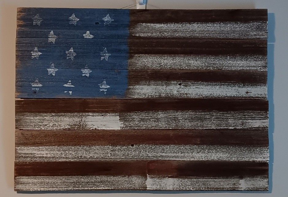 American Wood Flag