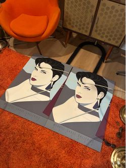 Vintage Patrick Nagel 'Commemorative #11' Serigraph Print