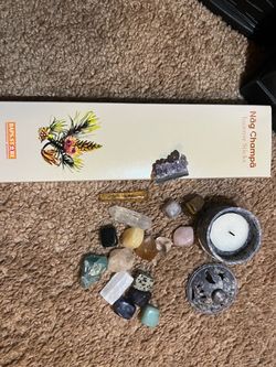 free crystals and incense
