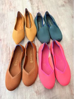 4 Rothy’s pairs