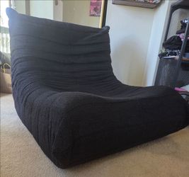 Chair with Memory Foam,Cozy Single Floor Sofa Couch Boneless Chaise Lounge for Living/Gaming Room