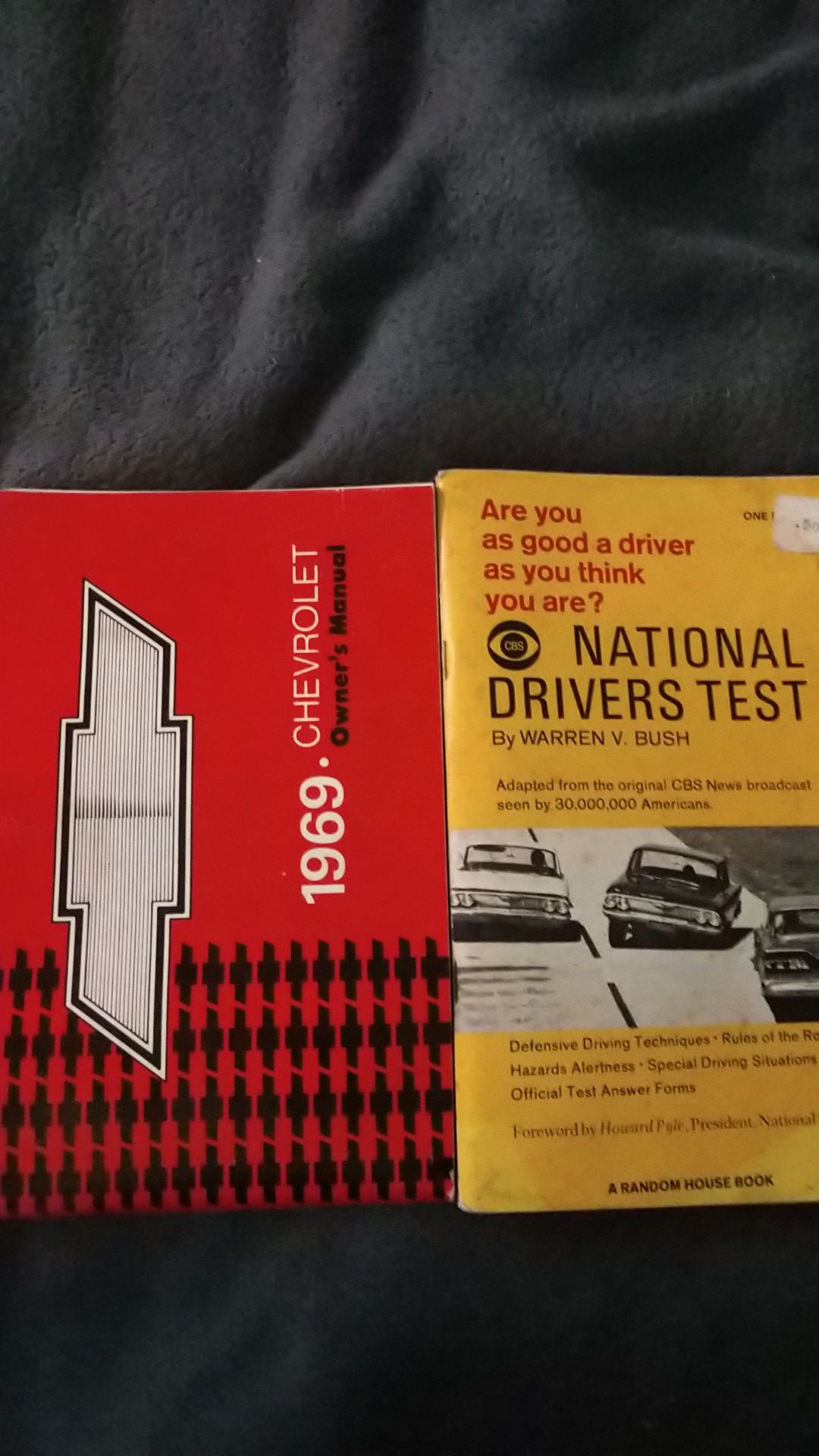 1969 Chevrolet owners manual and CBS NDT