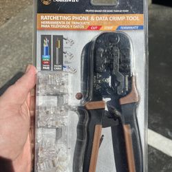 Phone and Data Crimping Tool