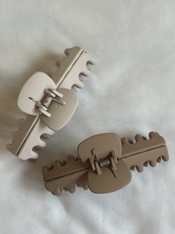 Neutral Hair clip 2 Pack