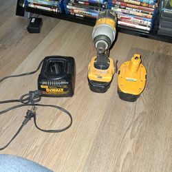 Dewalt Impact Drill With Charger And 2 Batteries  $35