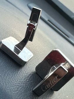 Cartier 925 silver cuff link