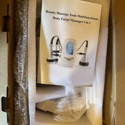 3 In 1 Beauty Massage Machine Multifunctional Body Facial Spa Massager Anti-Age