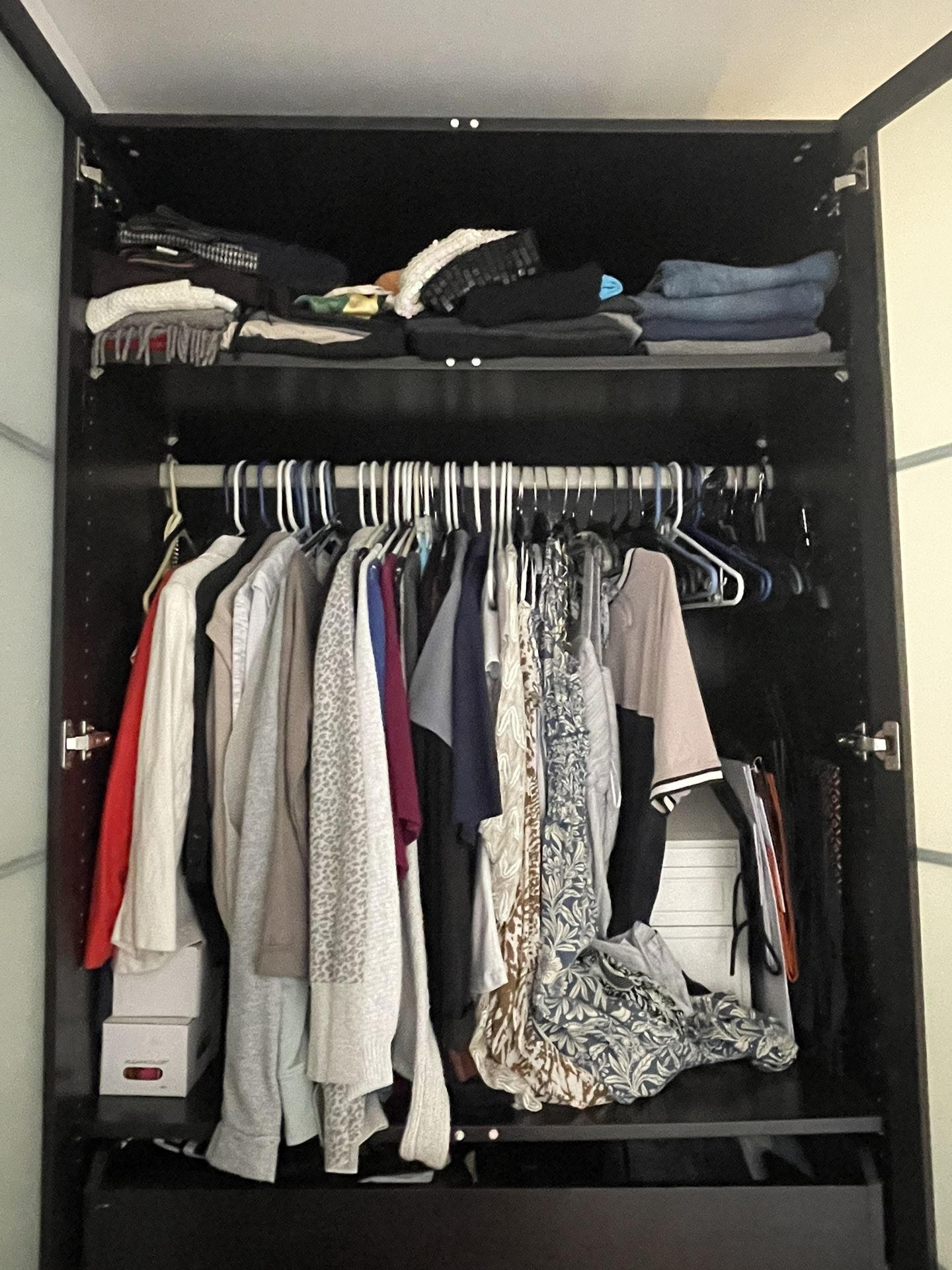 Modern Espresso Wardrobe Closet for Sale in Laud By Sea, FL OfferUp