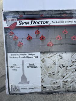 Spin Doctor Tile Leveling Clips