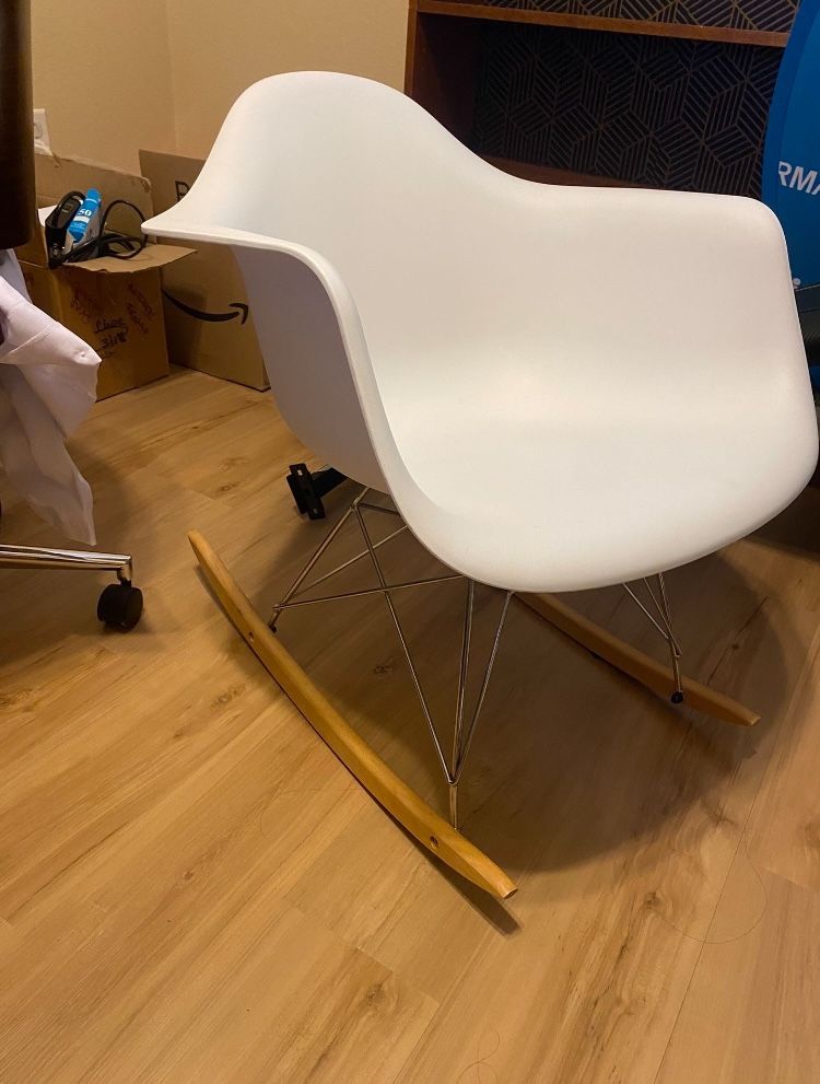 Eiffel Mid Century Bucket Rocking Chair