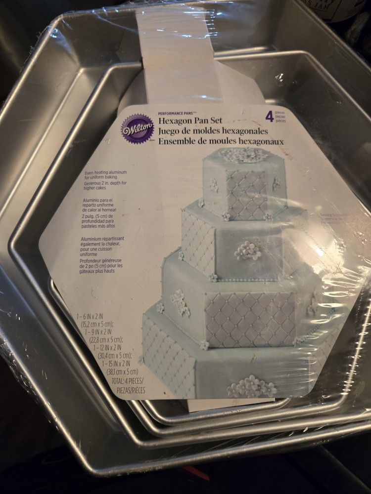 Hexagon Wedding Pan Set