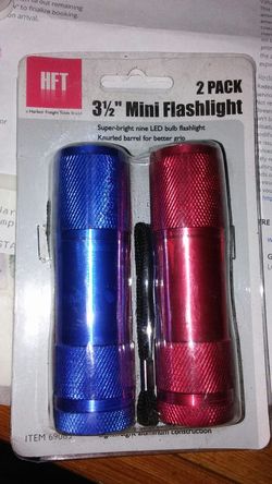 3 1/2 Mini Flashlight 2 Pack