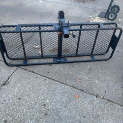 Hitch-Mounted Cargo Carrier Basket