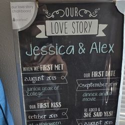 Our Love Story Sign