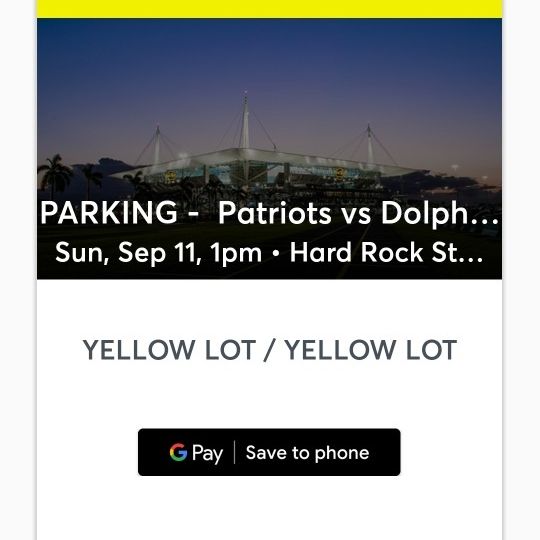 Miami Dolphins Tickets w/Orange Parking Pass for Sale in Miami, FL - OfferUp