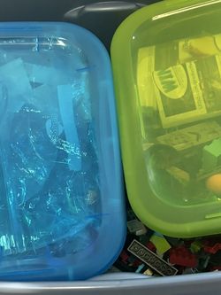 Tote Of Legos - 10+ lbs of Various Legos