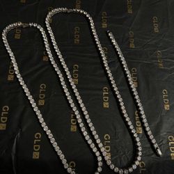Tennis Chains & Bracelet 