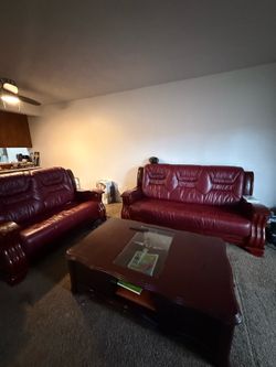 Couch and  table