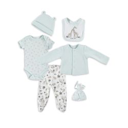 Kyle & Deena Baby Boy Boy 6PC Quilted Cardigan Sets, Size 3-6 months