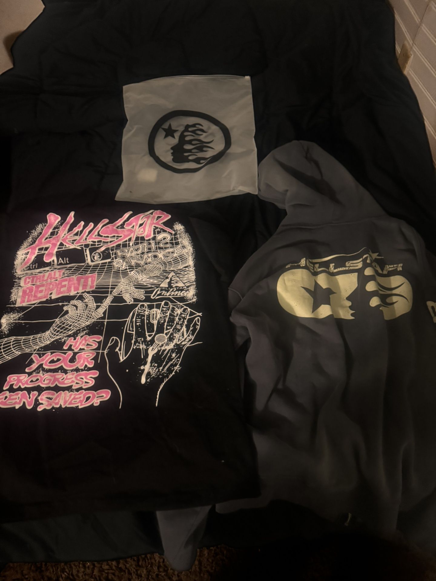 Hellstar Shirt And Hoodie Both Size Small