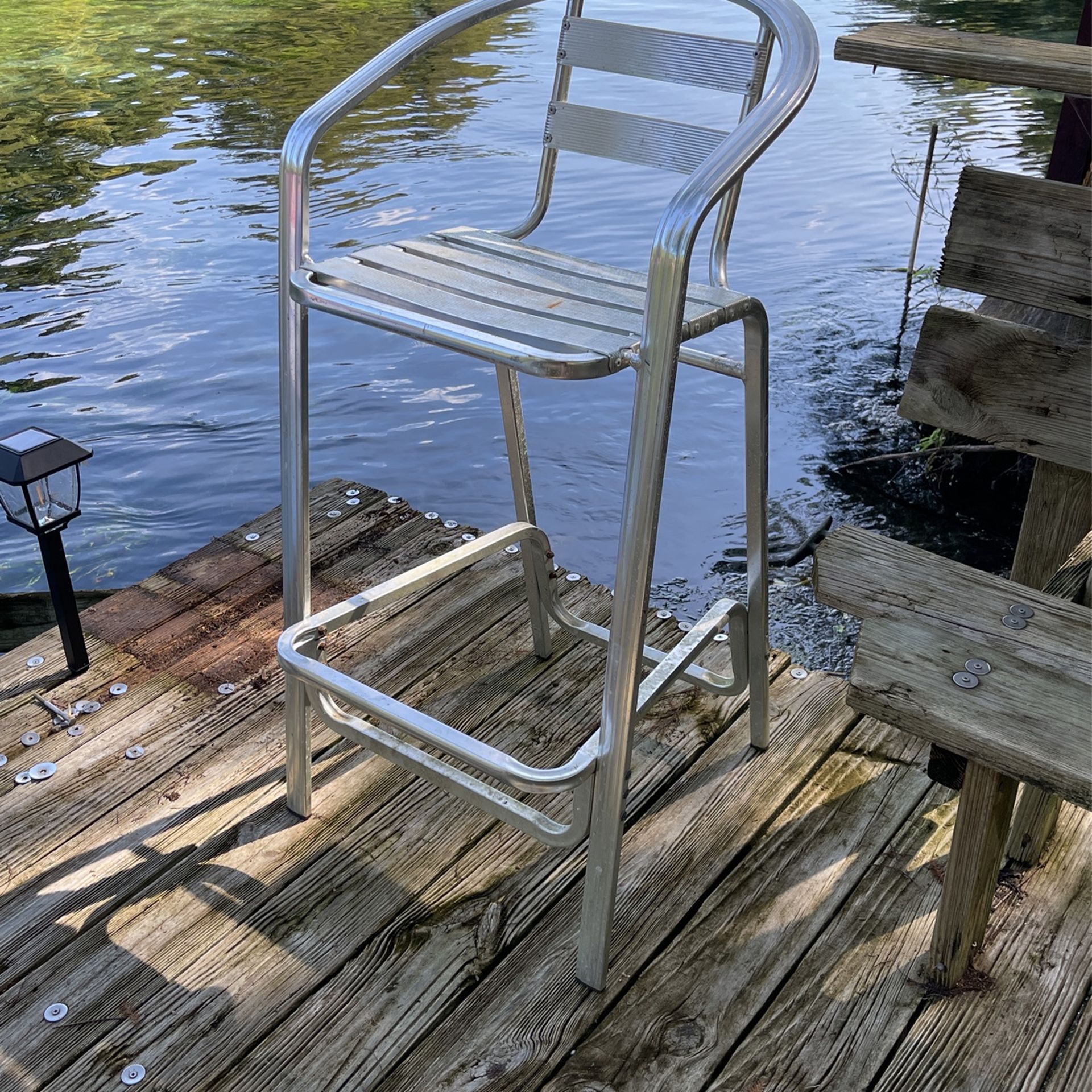 2 metal Bar Stools.