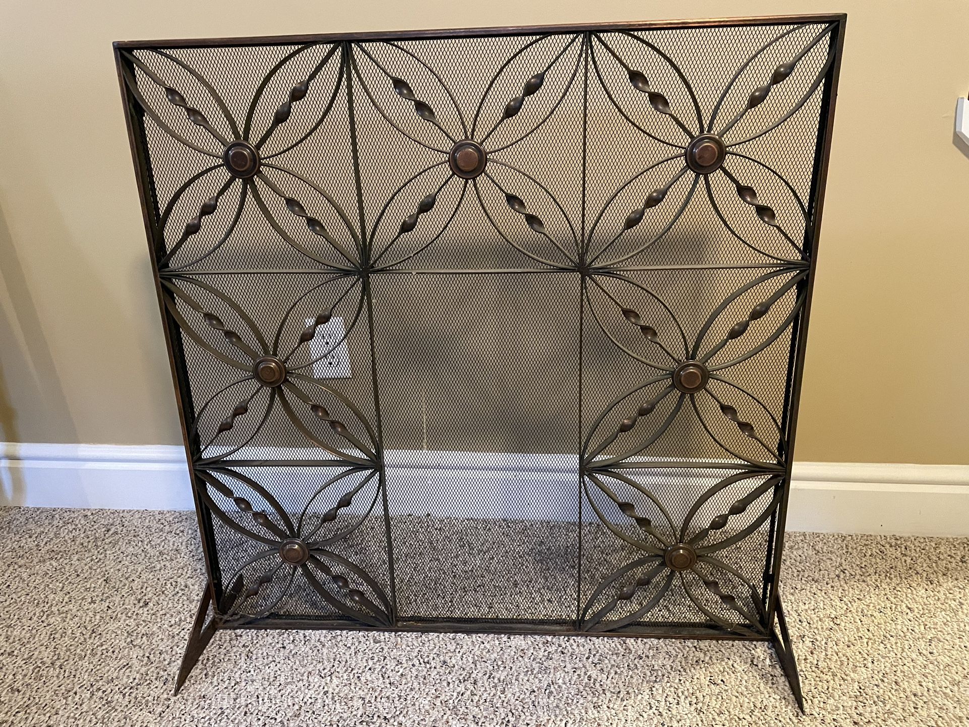 Bronze Fire Screen