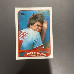 89 Topps Pete Rose. #505