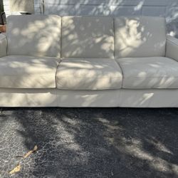 Natuzzi Leather Sleeper Sofa-Good Condition 