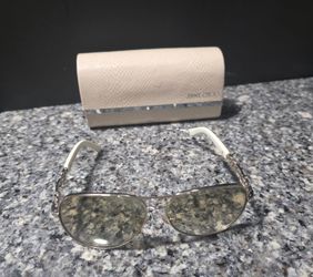Jimmy Choo Designer Aviator Sunglasses – Chain Link Arms